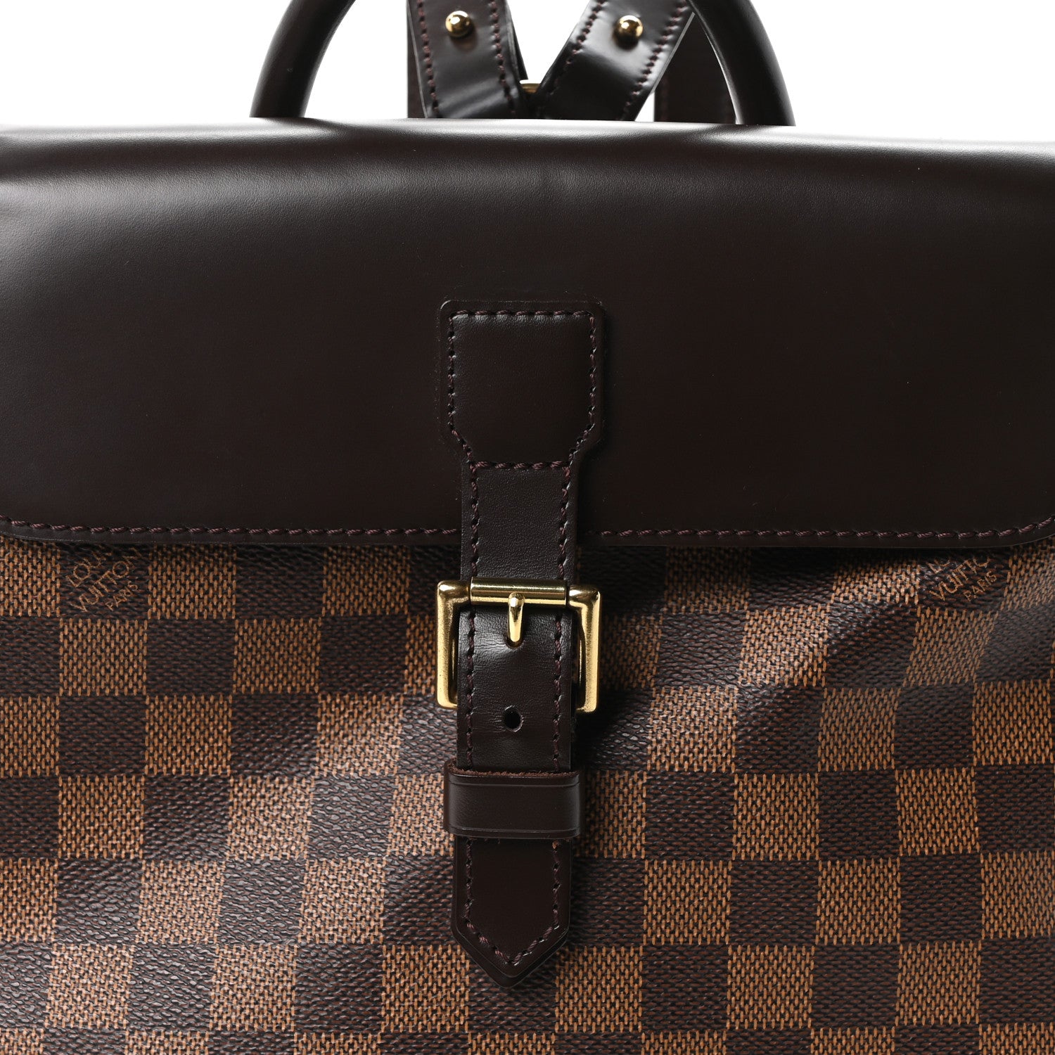 Louis Vuitton Damier Ebene Soho Backpack 7 of 9