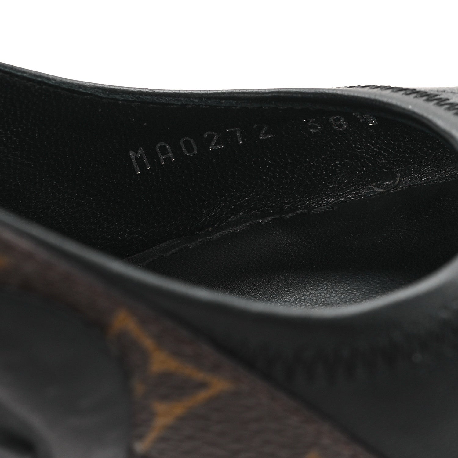 Louis Vuitton Patent Monogram Archlight Slingback Pumps 38.5 Black 9 of 9