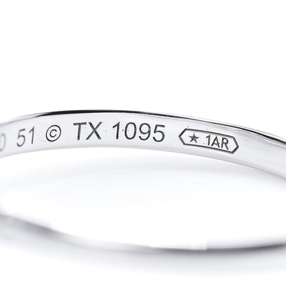 Cartier 18K White Gold Diamond D'Amour Heart Ring 51 5.75 6 of 6
