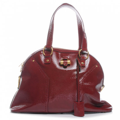Saint Laurent Patent Medium Muse Red 1 of 7