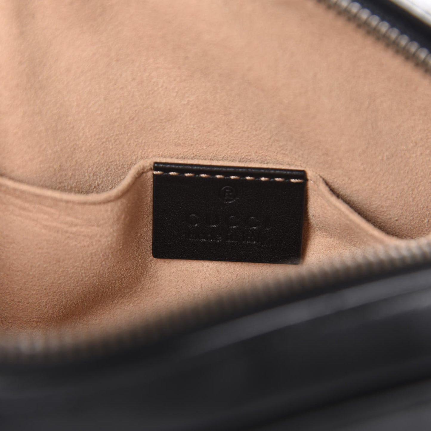 Calfskin Matelasse GG Marmont Belt Bag 85 34 Black