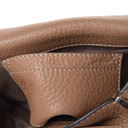 Chloe Calfskin Mini Marcie Round Crossbody Bag Nut 6 of 9