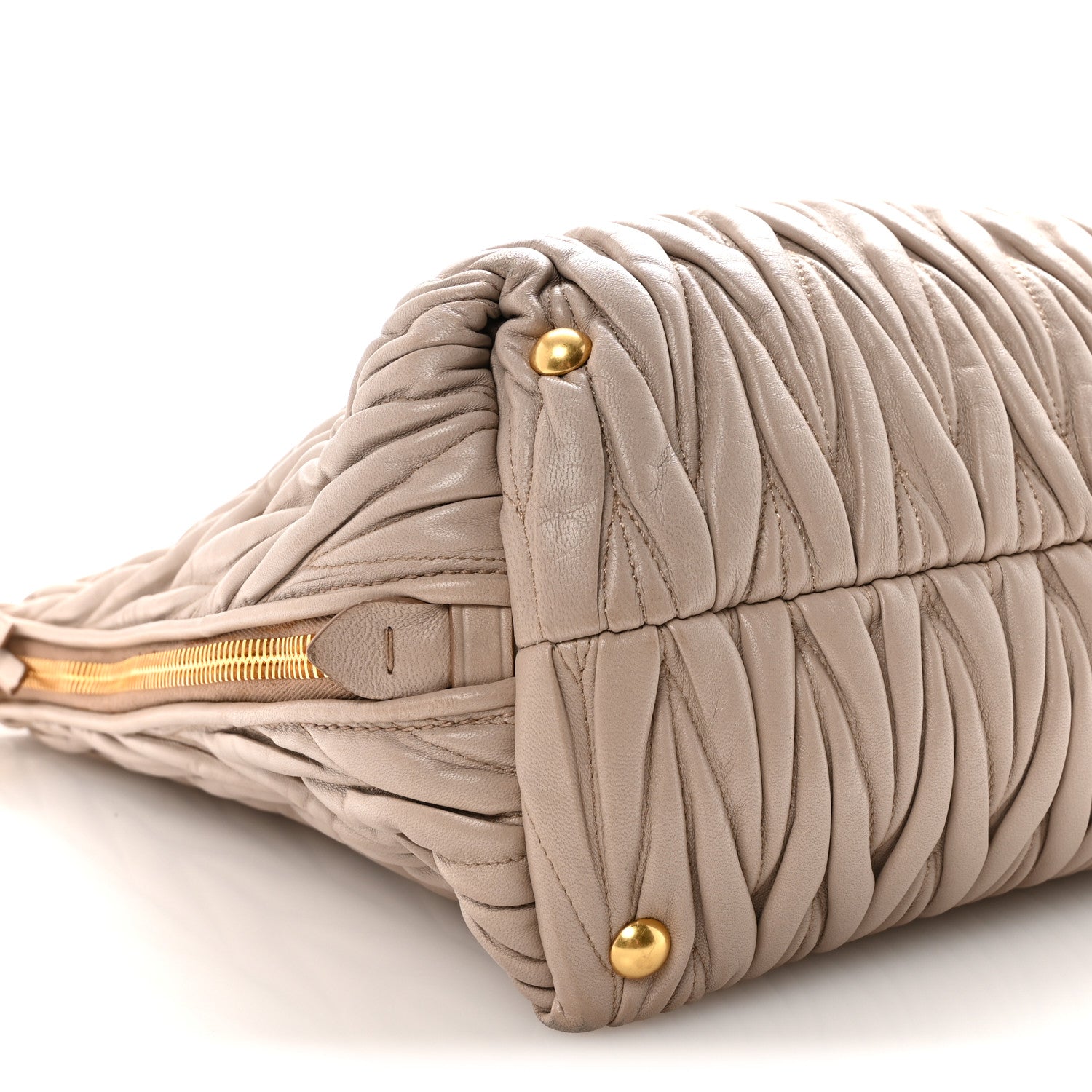 Miu Miu Nappa Matelasse Tote Corda 8 of 9