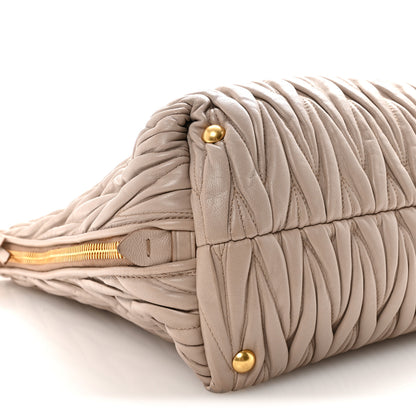 Miu Miu Nappa Matelasse Tote Corda 8 of 9