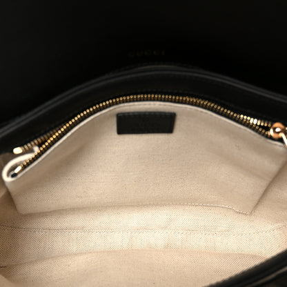 Gucci Arabella Calfskin Horsebit 1955 Soft Small Shoulder Bag Black 5 of 11