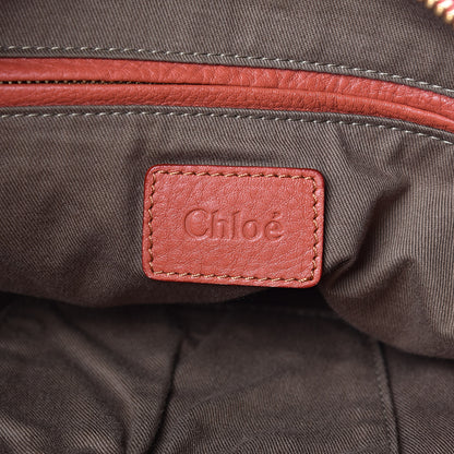 Chloe Calfskin Large Marcie Satchel Maple Leaf 6 of 19