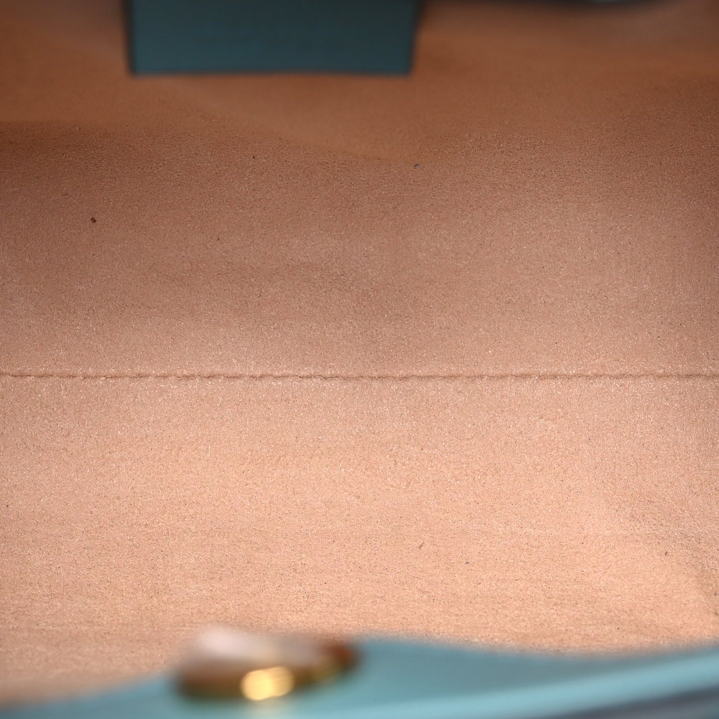 Wonka Grain Calfskin Mini Diana Tote Bag Dusty Azure Orange Fluo