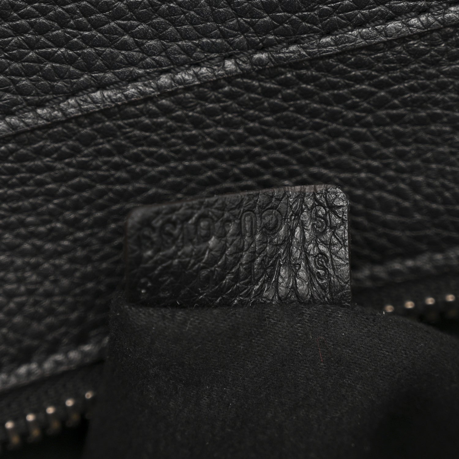 Celine Drummed Calfskin Mini Luggage Black 7 of 11