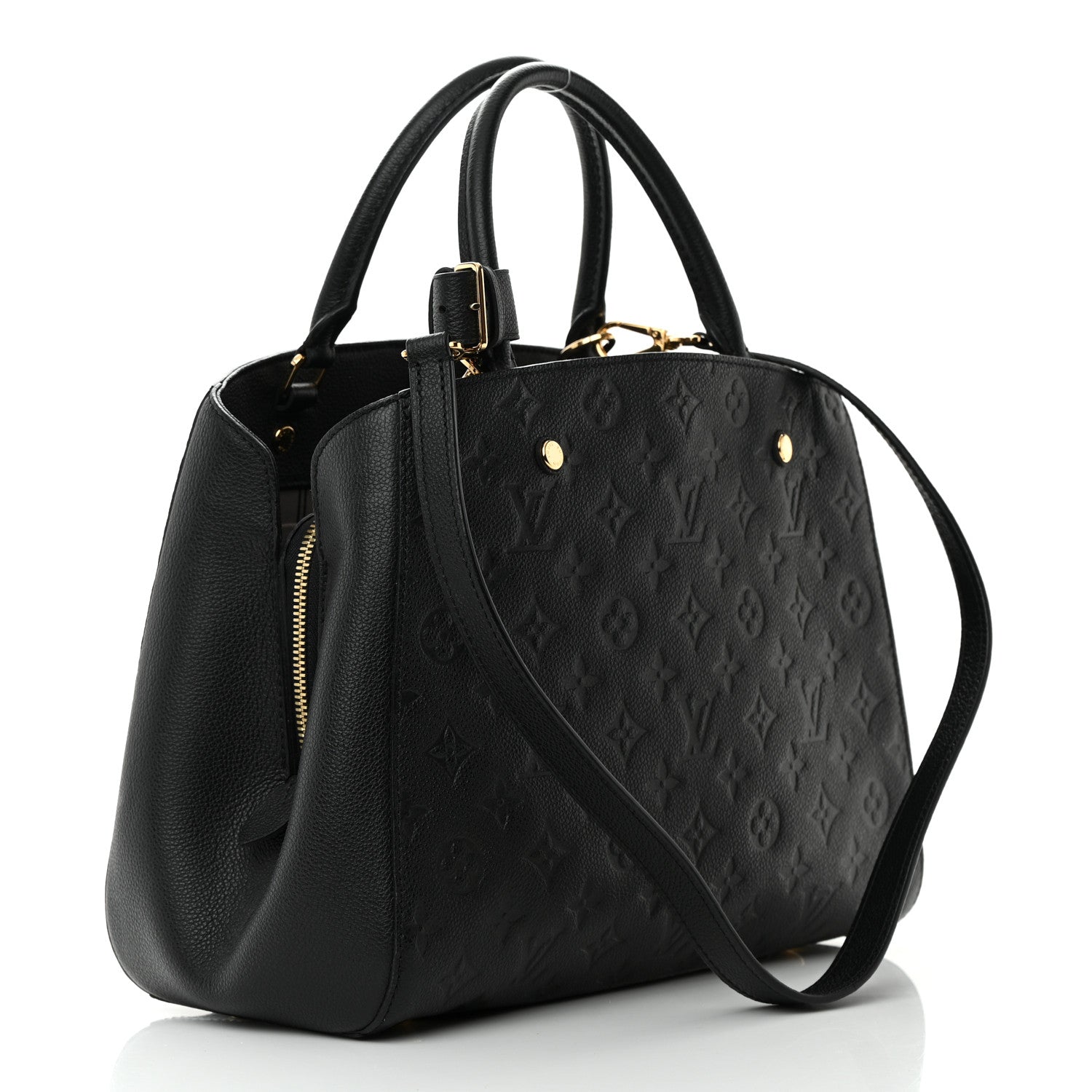 Louis Vuitton Empreinte Montaigne MM Black 3 of 13