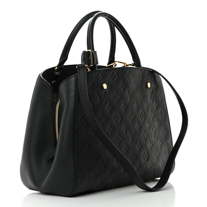 Louis Vuitton Empreinte Montaigne MM Black 3 of 13