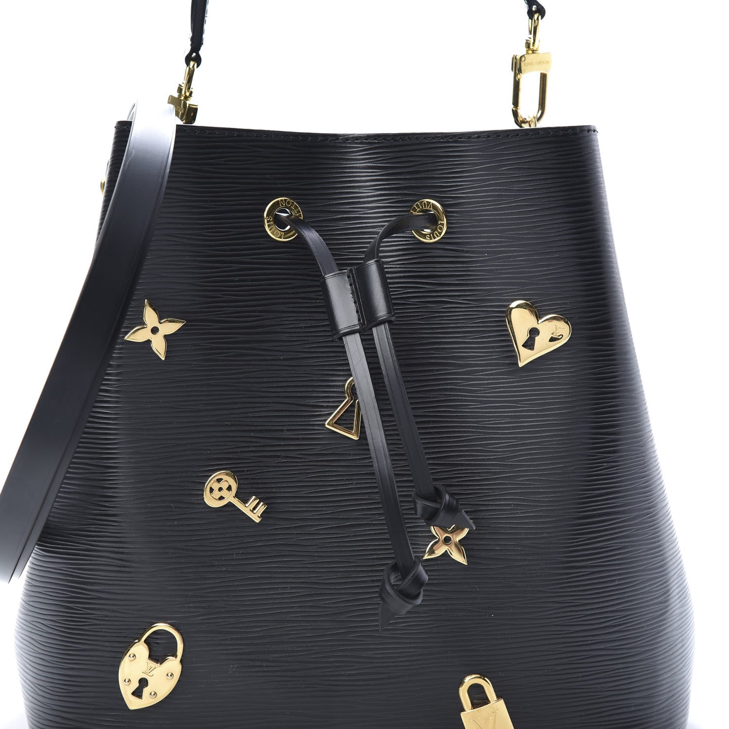Louis Vuitton Epi Love Lock NeoNoe Black 645470 – FASHIONPHILE