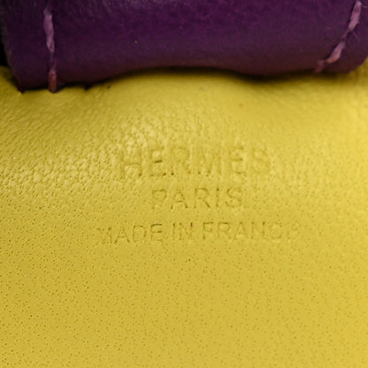 Hermes Milo Lambskin Grigri Rodeo Reversible Horse Bag Charm PM Bleu Aztec Bleu Electrique Soufre Rose Shocking Violet Menthe 3 of 4
