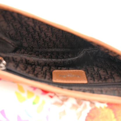 Christian Dior Canvas Floral Saddle Bag Multicolor 5 of 11