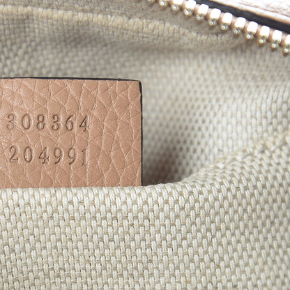 Gucci Pebbled Calfskin Small Soho Disco Bag Rose Beige 7 of 10