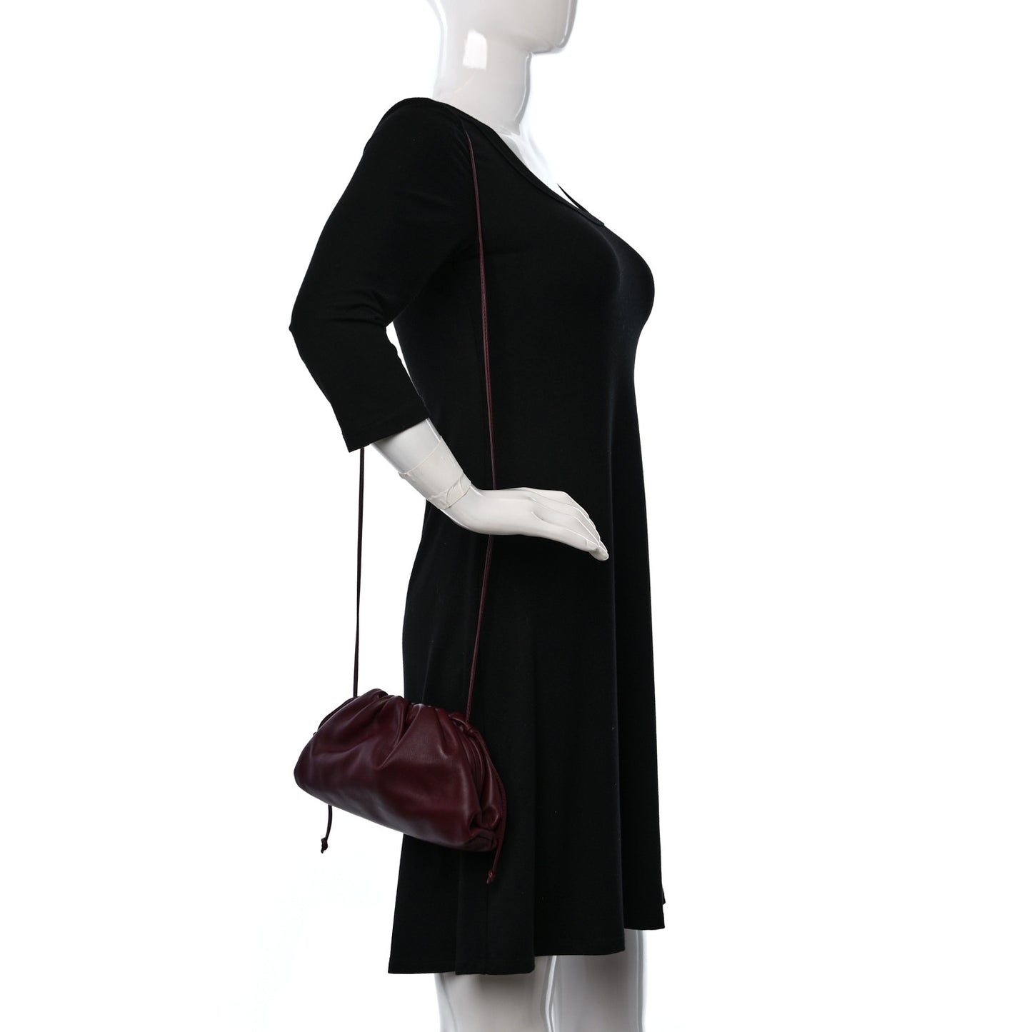 Butter Calfskin The Mini Pouch Bordeaux