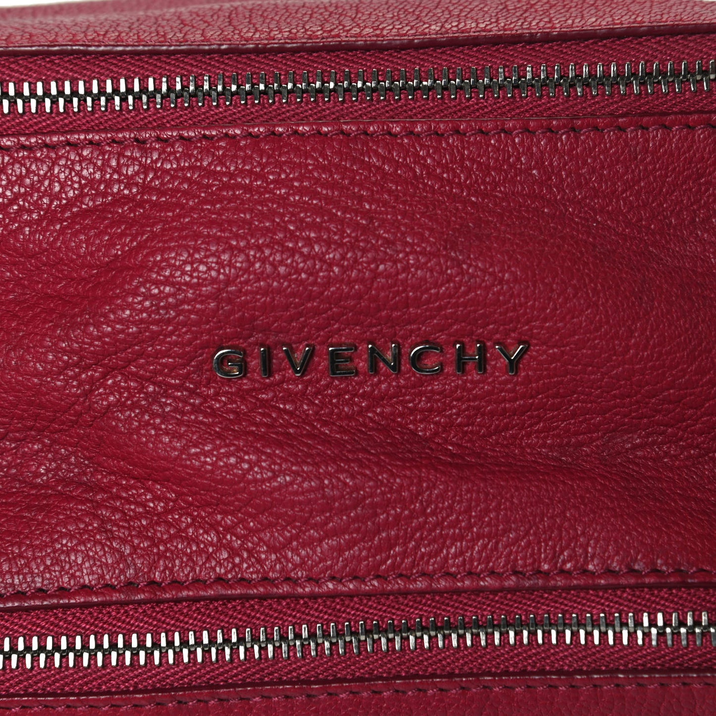 Sugar Goatskin Pandora Wristlet Raspberry