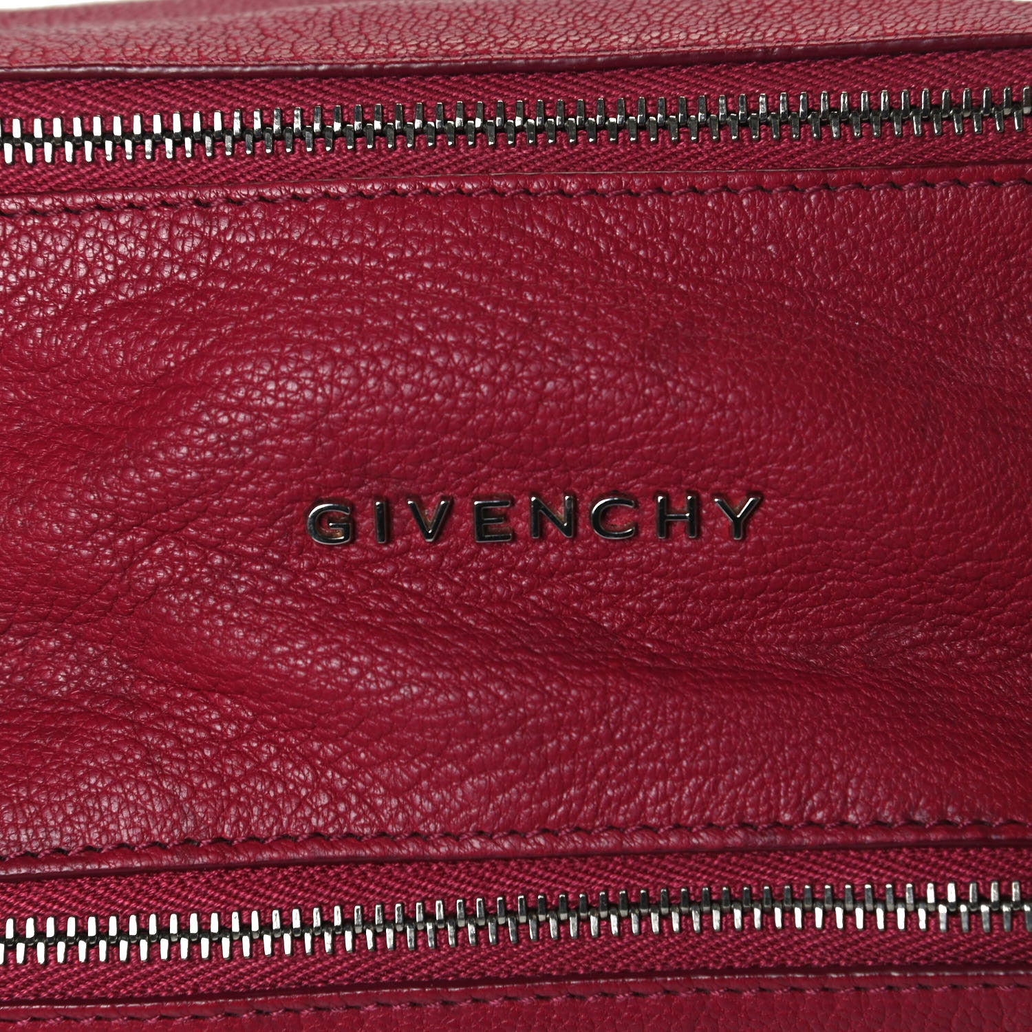 Givenchy Sugar Goatskin Pandora Wristlet Raspberry 6 of 9