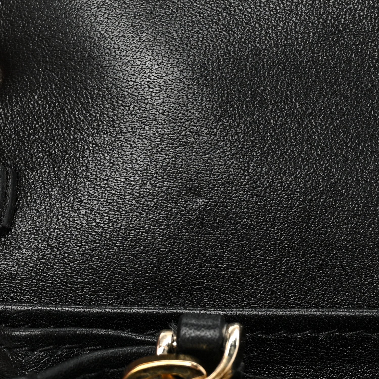 Valentino Garavani Vitello Rockstud Flap Wallet on Chain Black 18 of 27