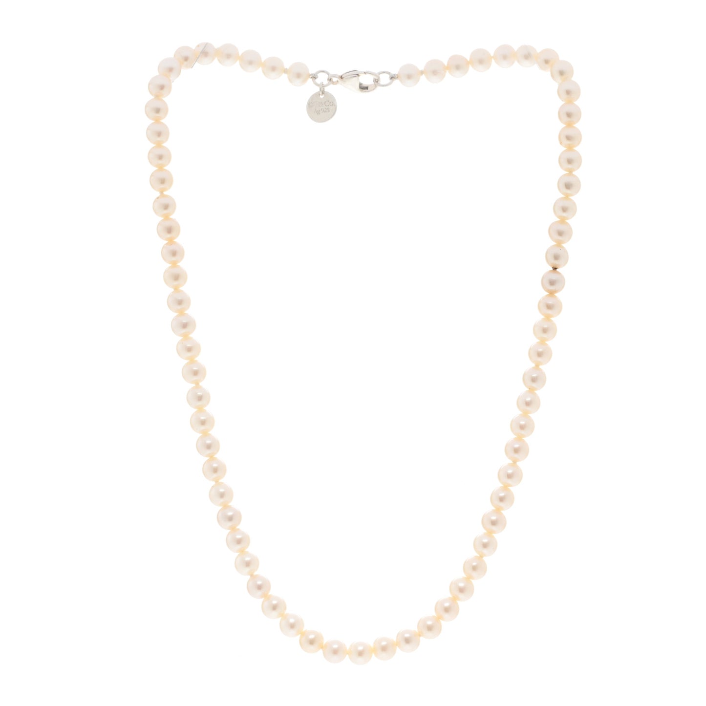 Sterling Silver Freshwater Pearl Ziegfeld Necklace