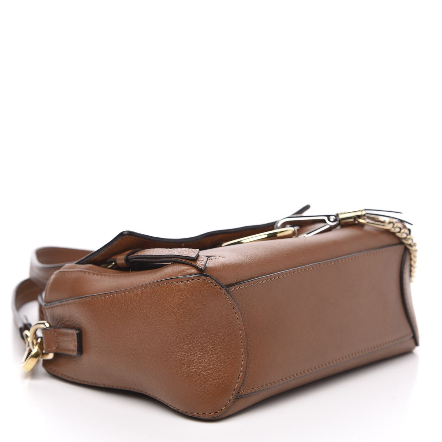 Calfskin Mini Faye Day Shoulder Bag Tan