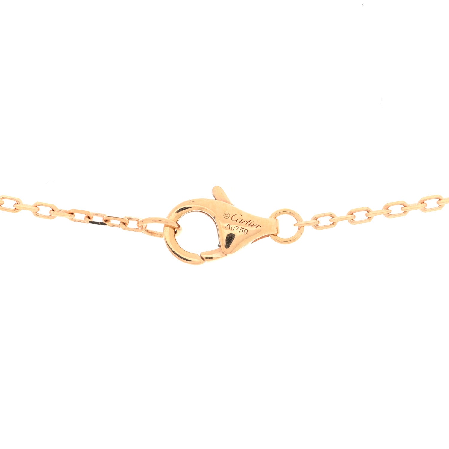 Cartier 18K Yellow Gold Diamond Juste Un Clou Pendant Necklace 4 of 5