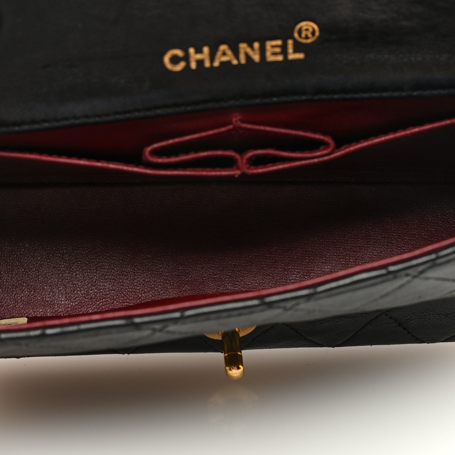 Chanel Lambskin Quilted Small Single Flap Bag Black 5 of 9