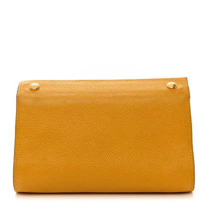 Hermes Courchevel Karo PM Jaune 1 of 9