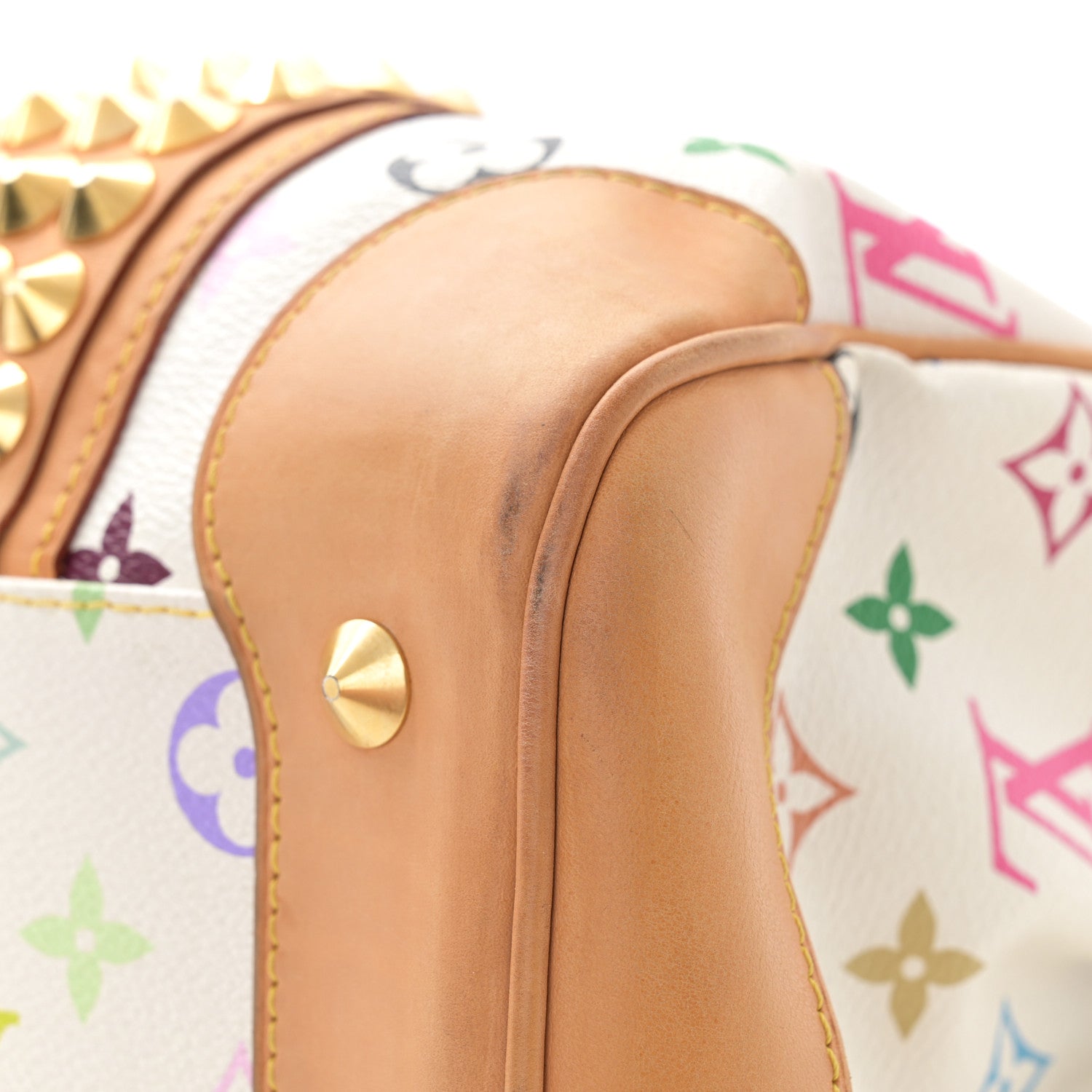 Louis Vuitton Monogram Multicolor Courtney MM White 11 of 12