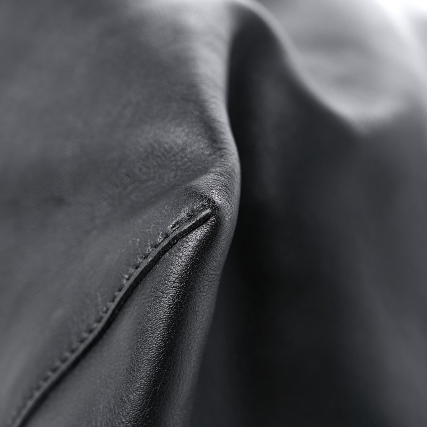 Calfskin Large Horsebit Tote Black
