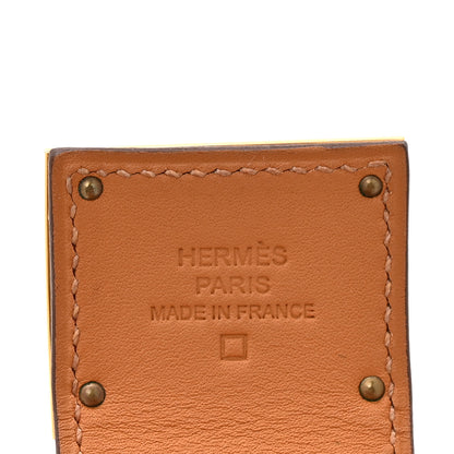 Hermes Shiny Alligator Collier De Chien CDC Bracelet T2 Braise 5 of 6
