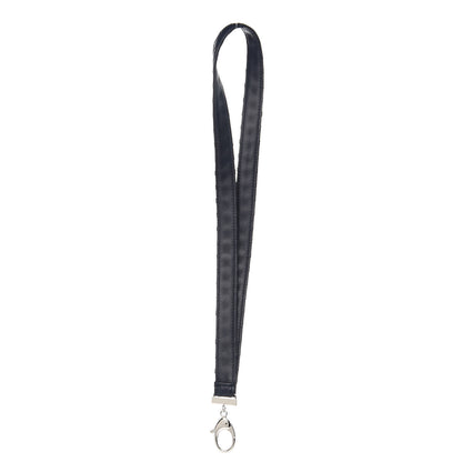 Chanel Lambskin Quilted Lanyard Key Holder Necklace Navy 3 of 4