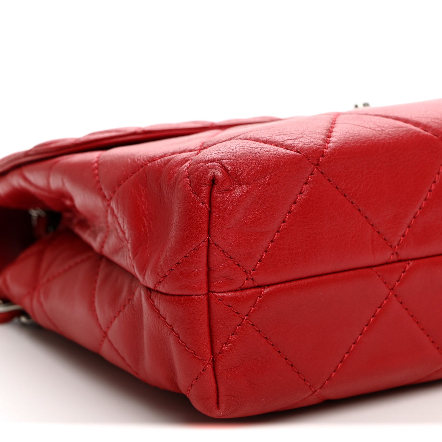 Calfskin Quilted In the Business Flap Bag Red