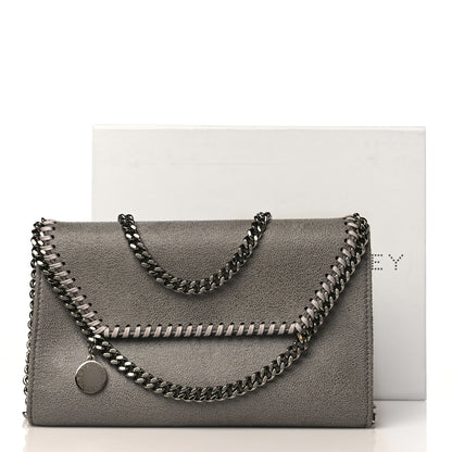 Stella McCartney Shaggy Deer Mini Falabella Crossbody Bag Light Grey 8 of 9