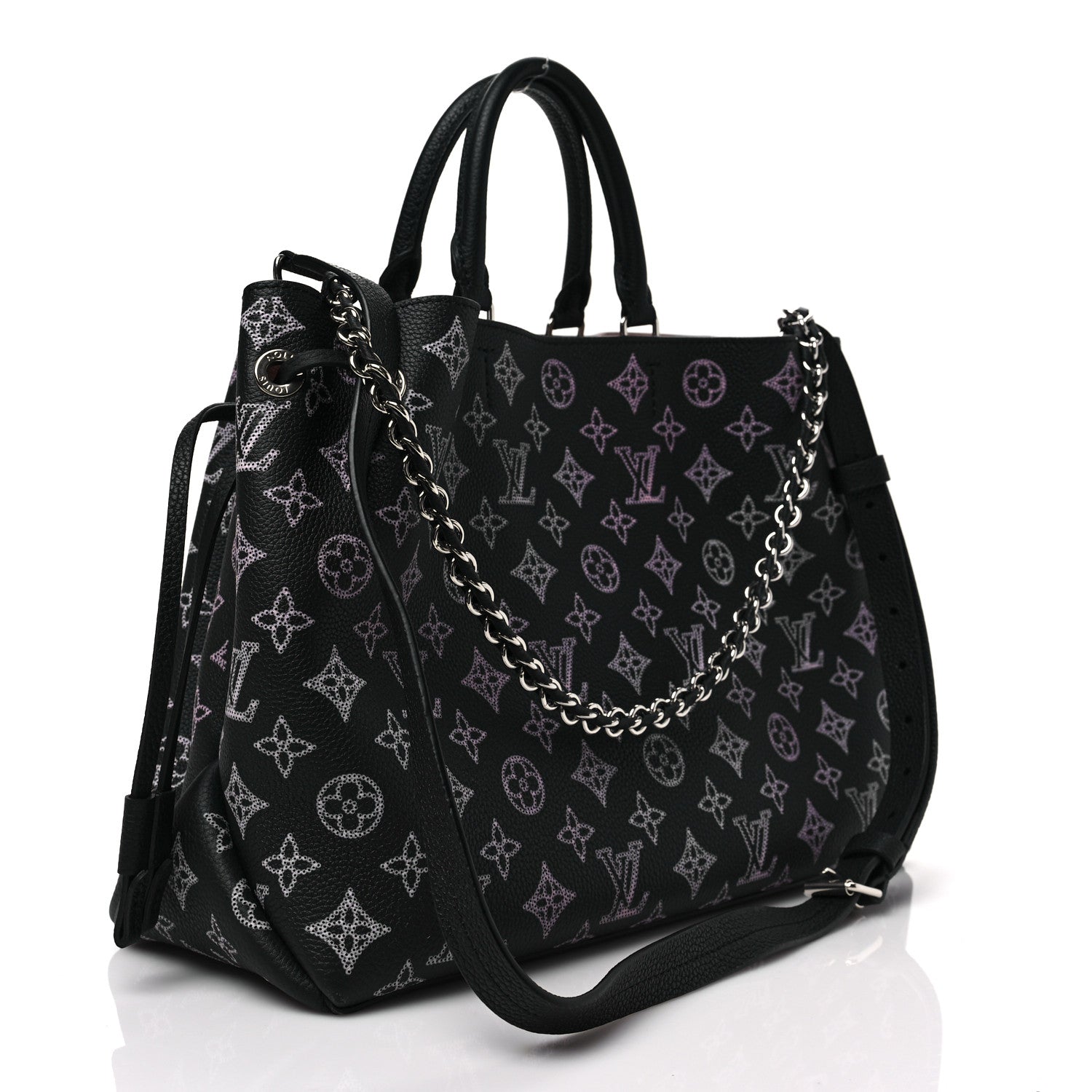 Louis Vuitton Mahina Flight Mode Bella Tote Black 3 of 7