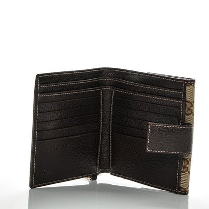 Gucci Monogram Compact Jolicoeur Wallet Dark Brown 6 of 7