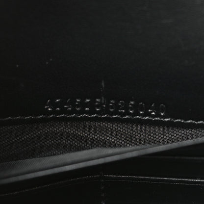 Gucci Calfskin Matelasse GG Marmont Chain Wallet Black 7 of 11