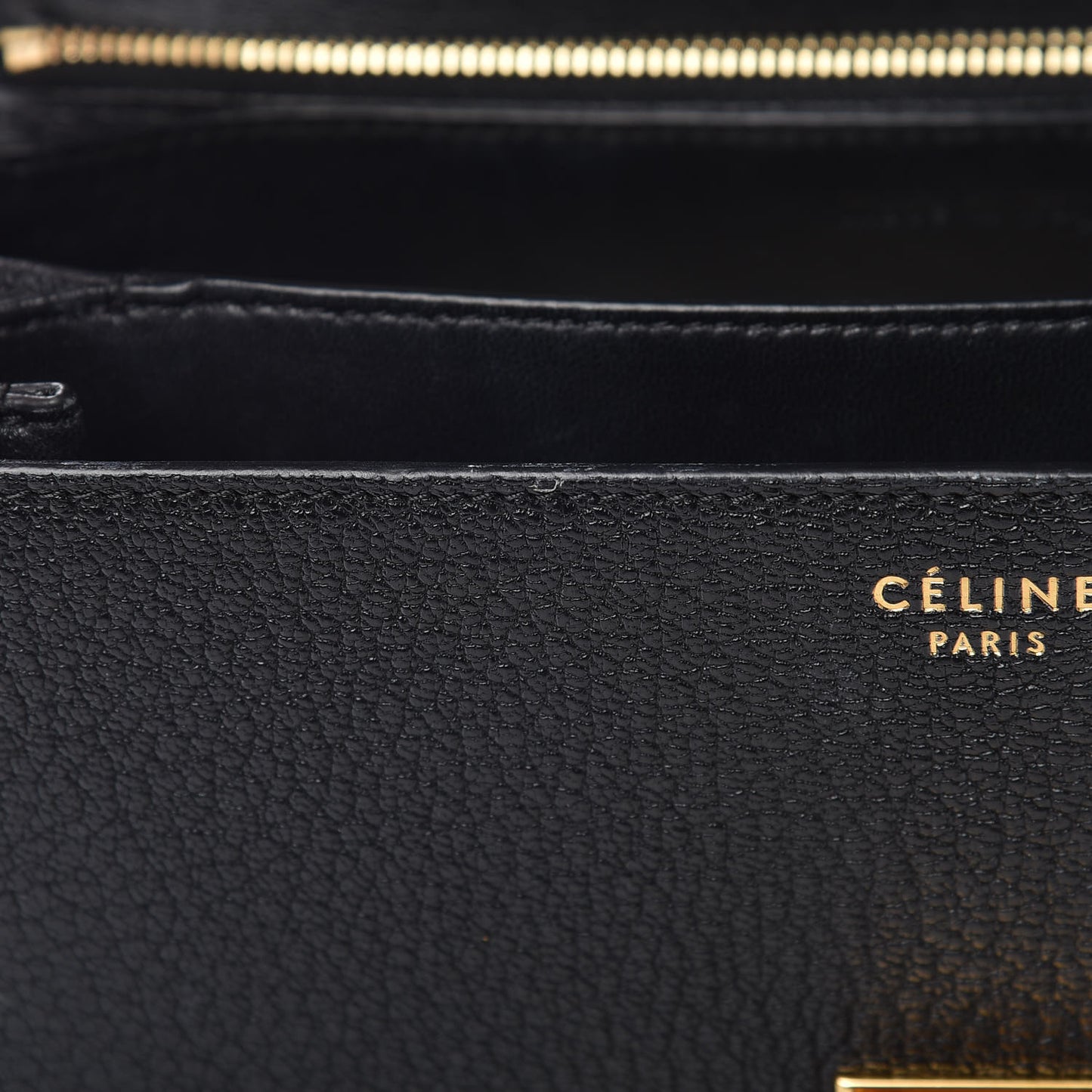Goatskin Medium Classic Box Flap Bag Black