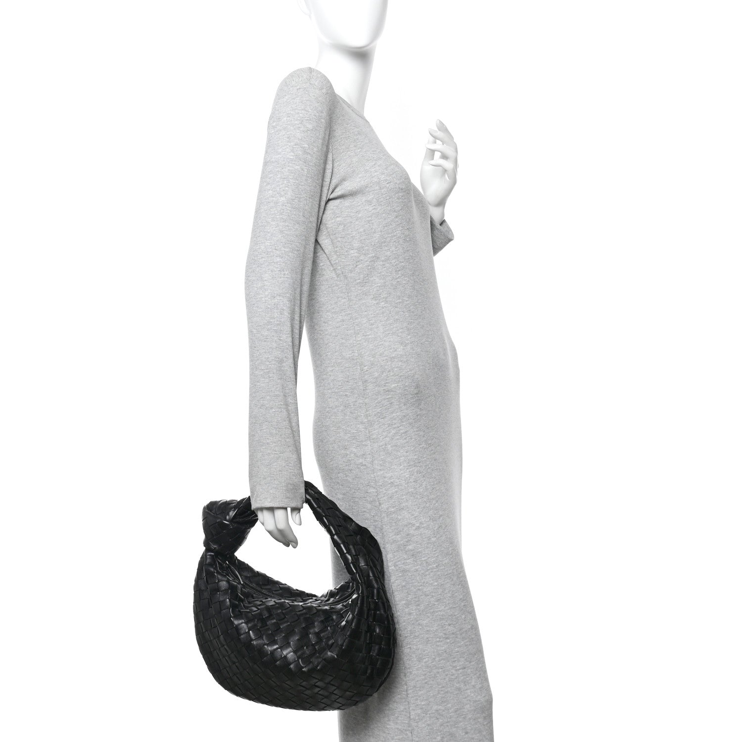 Bottega Veneta Nappa Intrecciato Teen Jodie Hobo Black 2 of 10