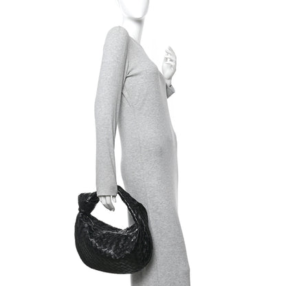 Bottega Veneta Nappa Intrecciato Teen Jodie Hobo Black 2 of 10