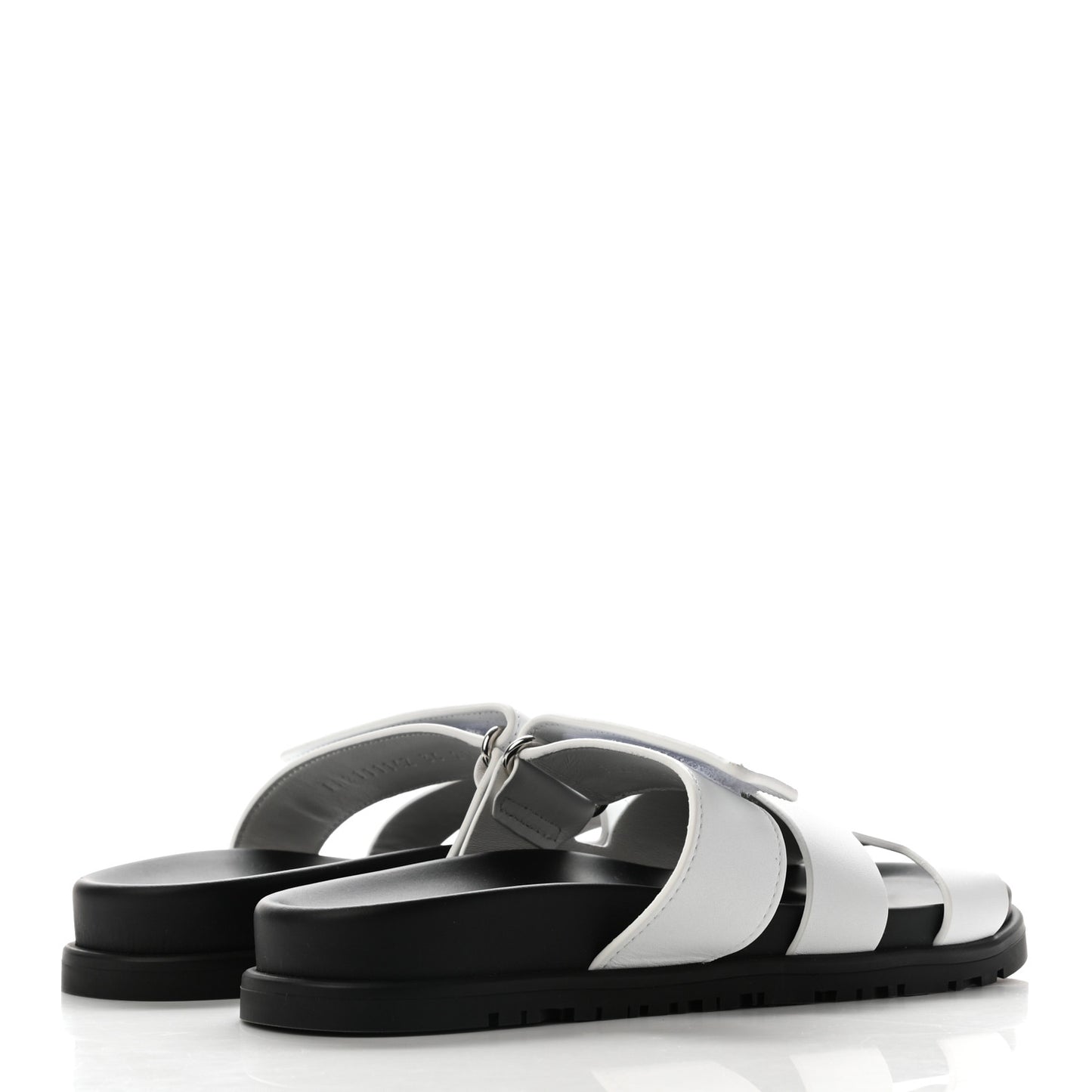 Calfskin Womens Chypre Sandals 36 White
