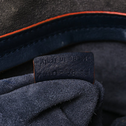 Celine Supple Calfskin Large Phantom Luggage Navy Blue Orange 7 of 17