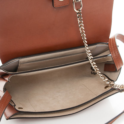 Chloe Suede Calfskin Small Faye Shoulder Bag Tobacco 5 of 8