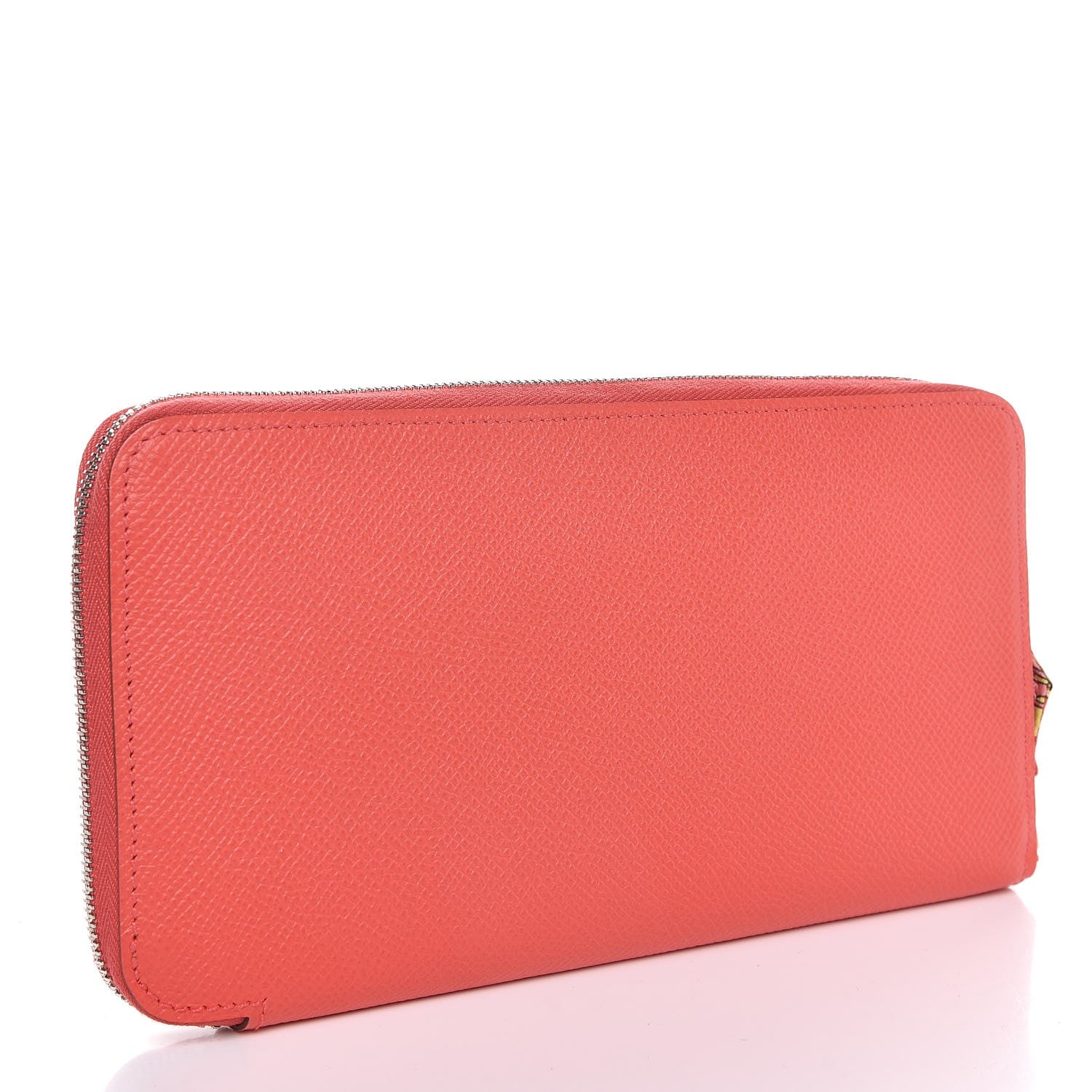 Hermes Epsom Silk'in Wallet Rose Jaipur 3 of 8
