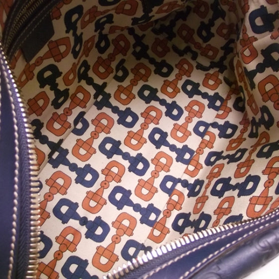 Guccissima Tote Navy