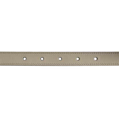 Gucci Plutone Calfskin Double G 20mm Belt 115 46 Mystic White 5 of 6