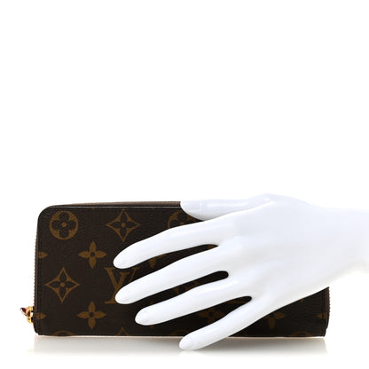 Louis Vuitton Monogram Clemence Wallet Fuchsia 2 of 9