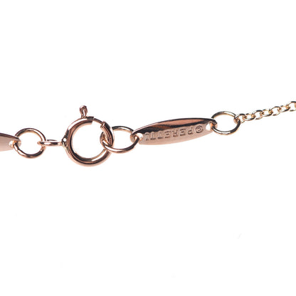 Tiffany 18K Rose Gold Diamond .07ct Elsa Peretti Diamonds by the Yard Pendant Necklace 5 of 9