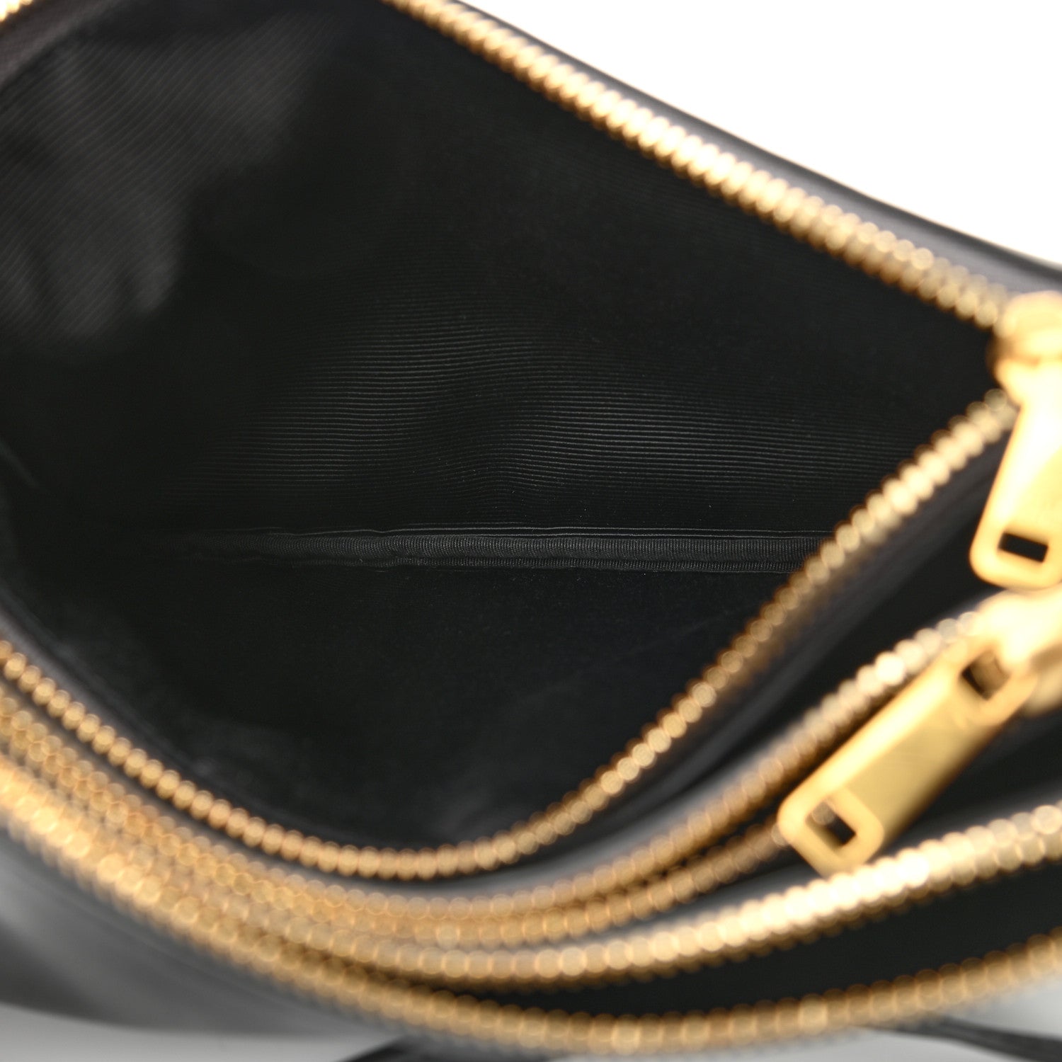 Celine Lambskin Small Trio Crossbody Bag Black 7 of 11