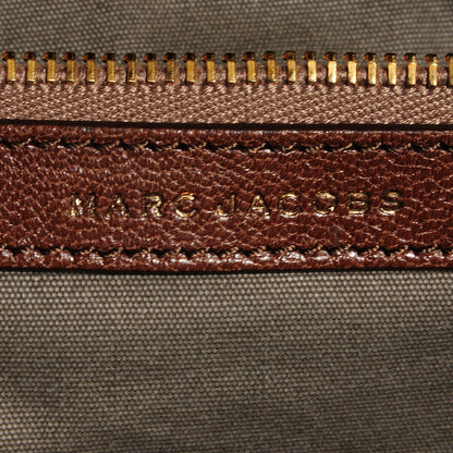 Marc Jacobs Lacquered Goatskin Quilted Westside Brown 8 of 8
