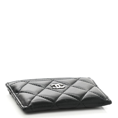 Chanel Lambskin Quilted Card Holder Black 4 of 9